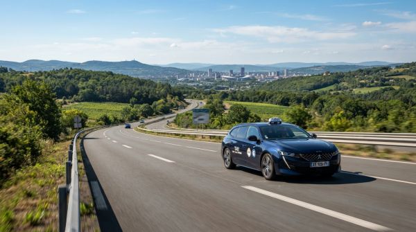 Taxi 24h/24 disponible pour vos trajets Lyon vers Saint-Étienne